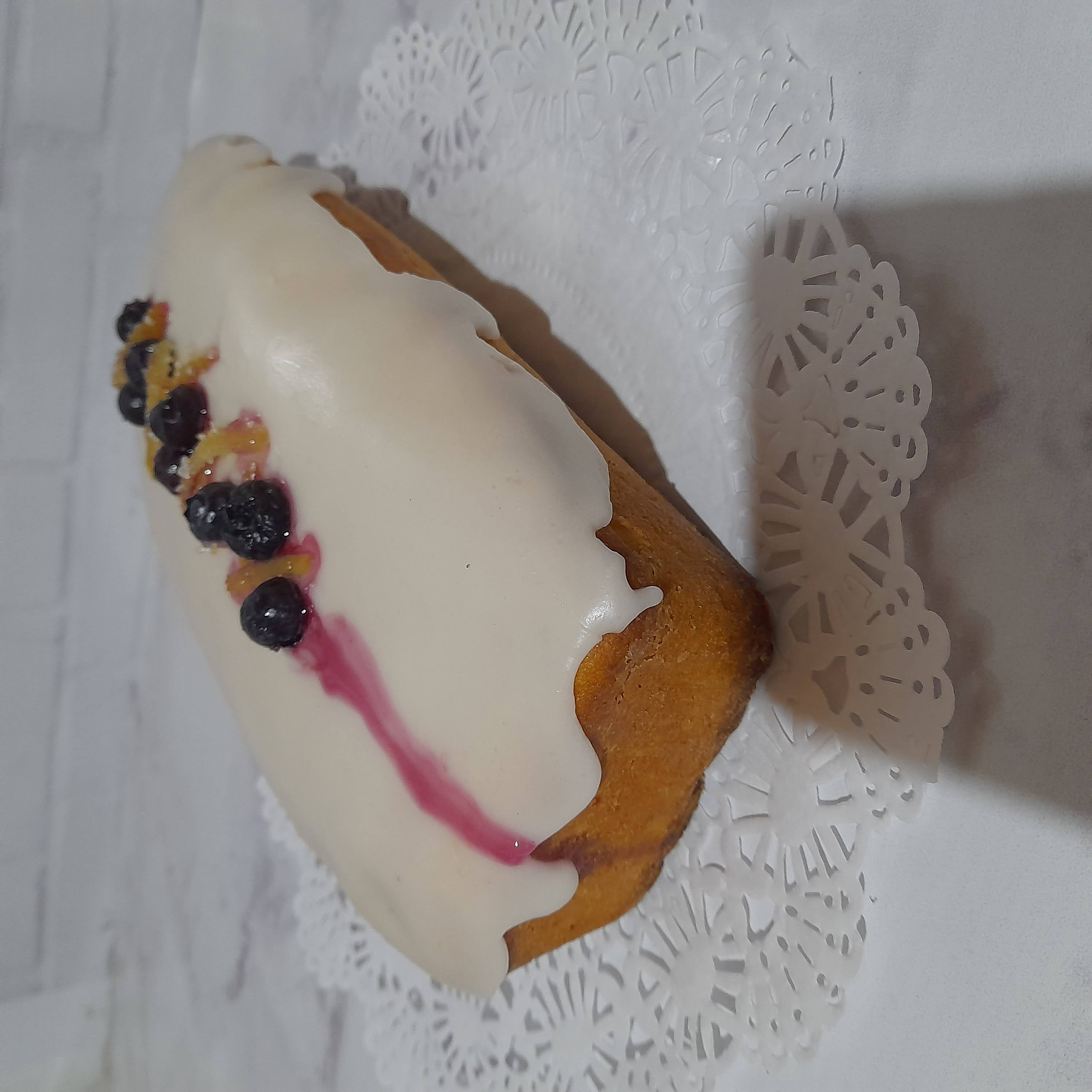 Budín de Limón , Yogurt y Arándanos