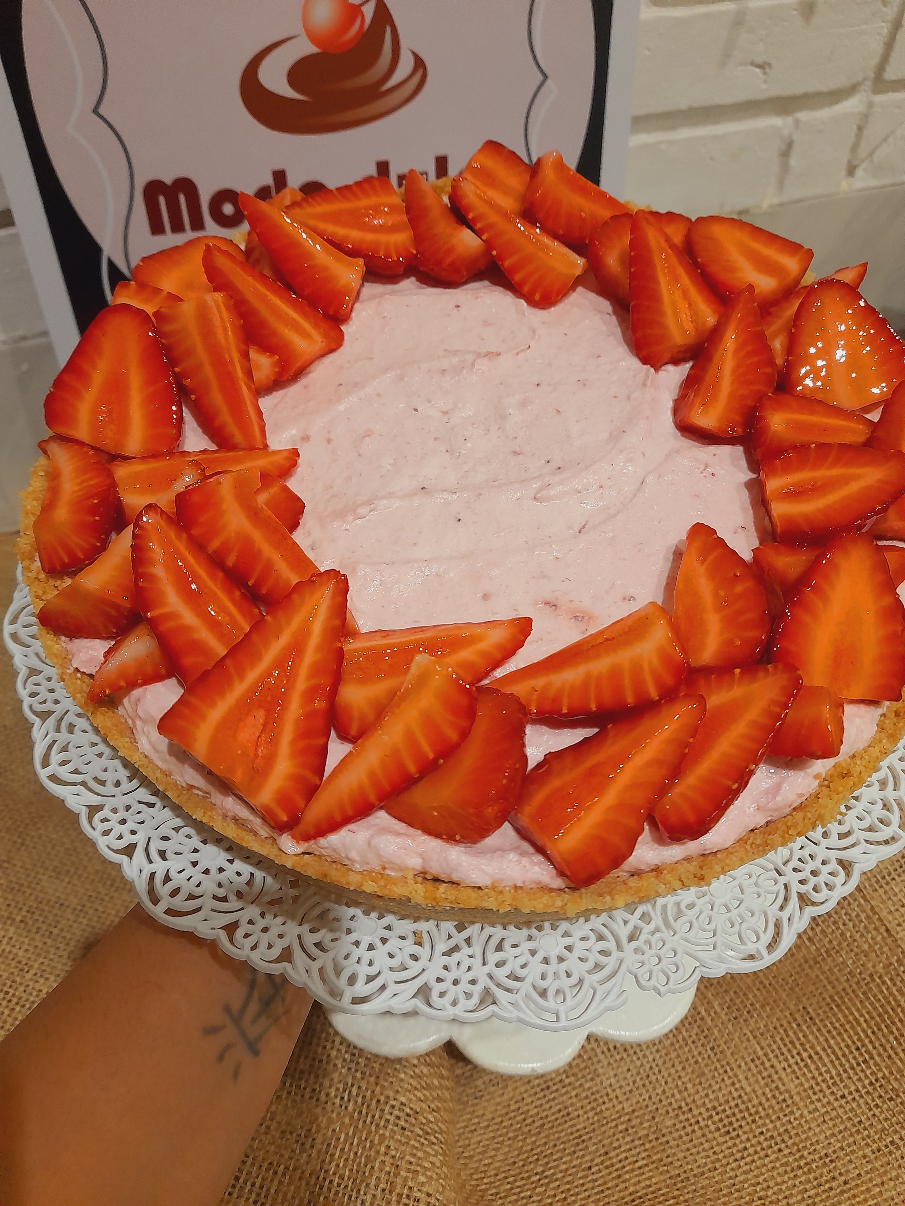 Tarta Mousse de frutillas