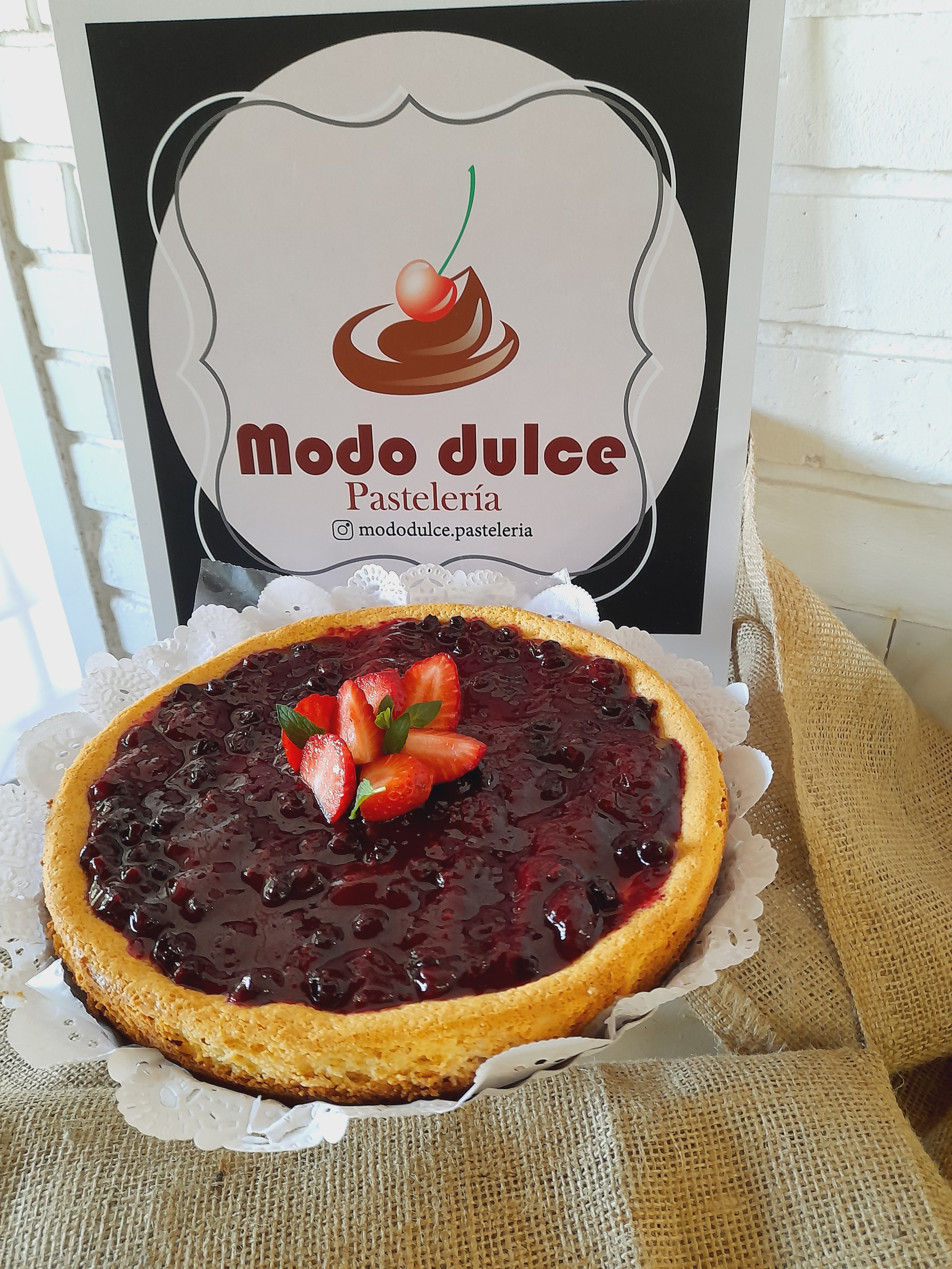 Cheesecake New York con frutos rojos
