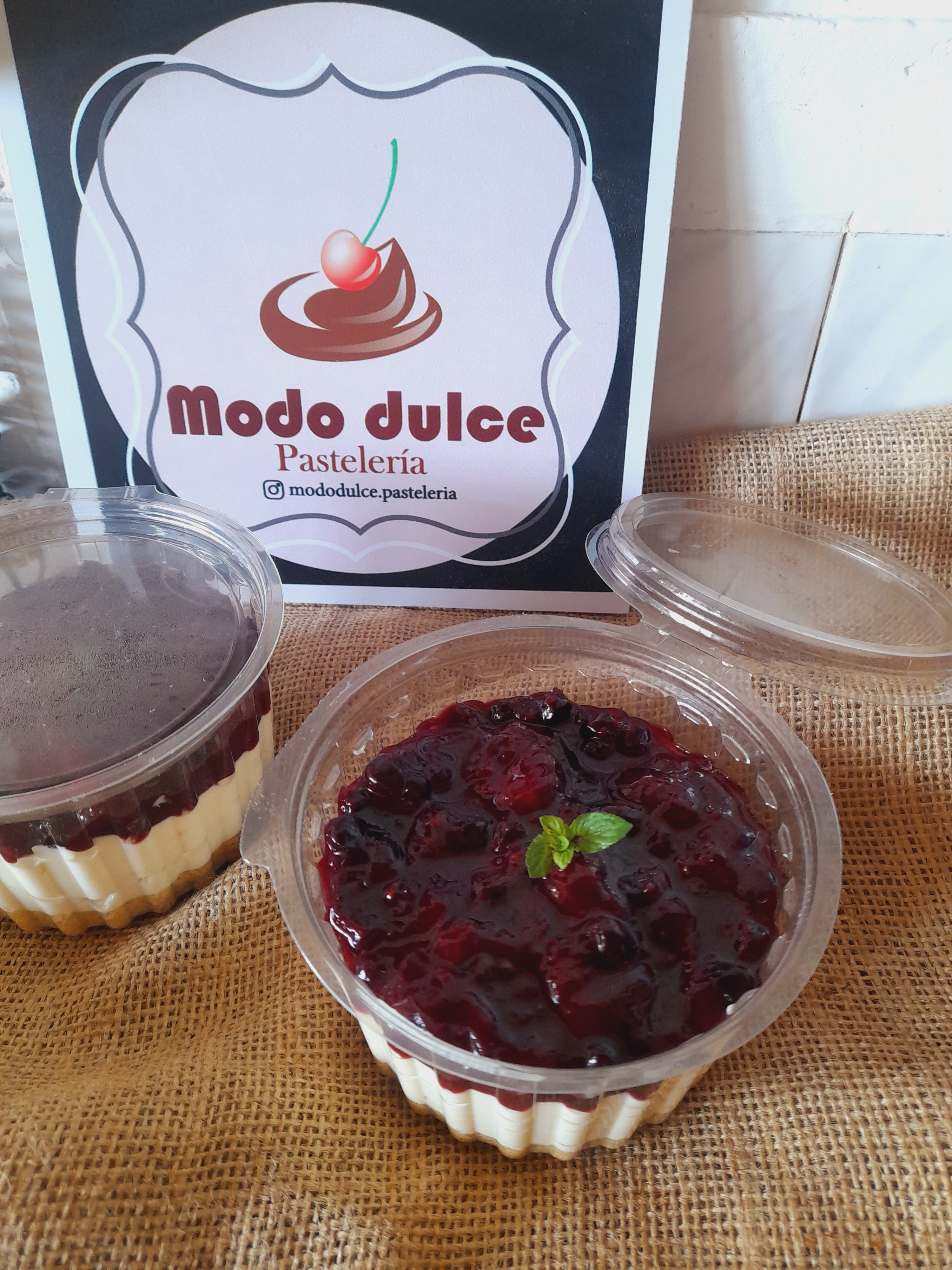 Cheesecake con frutos rojos