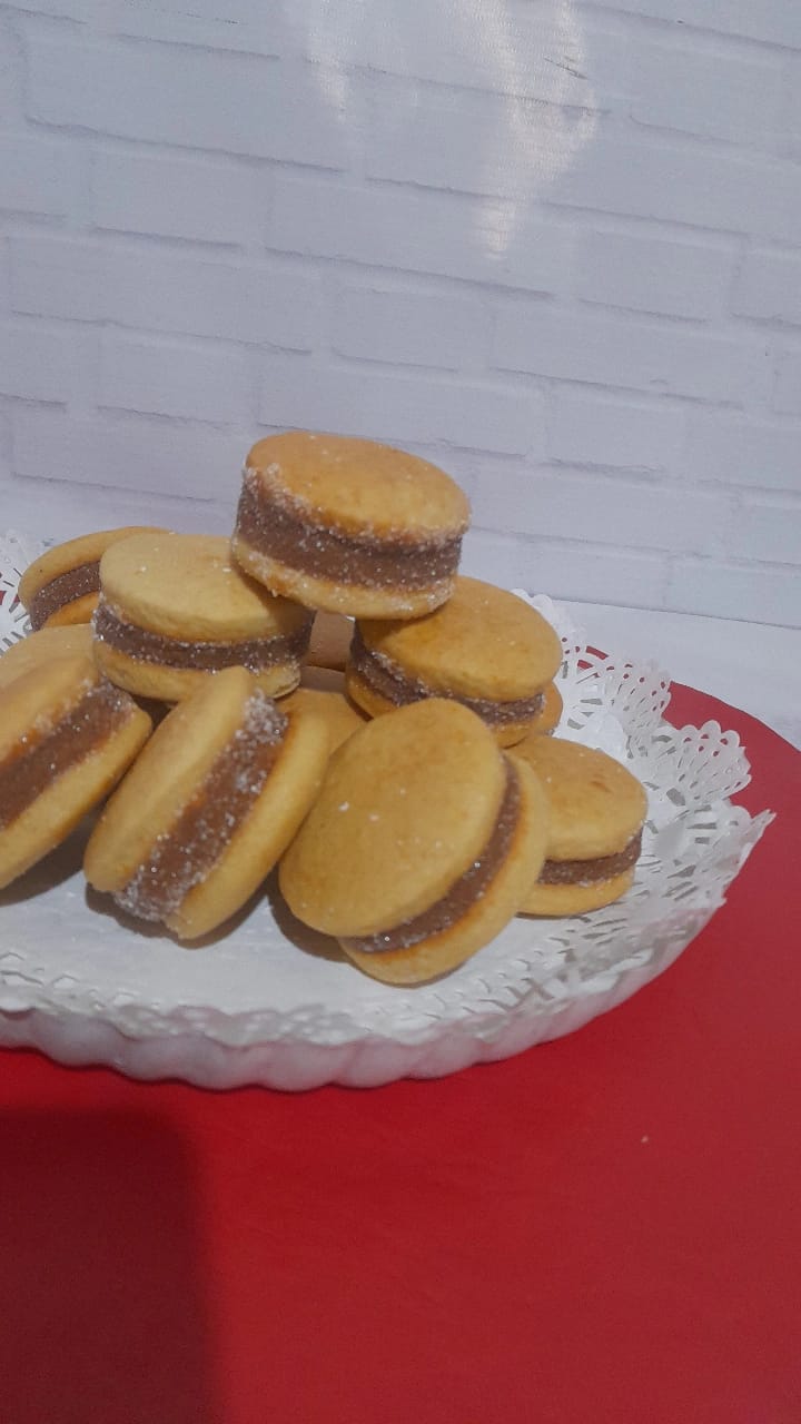 Alfajores de miel con naranja