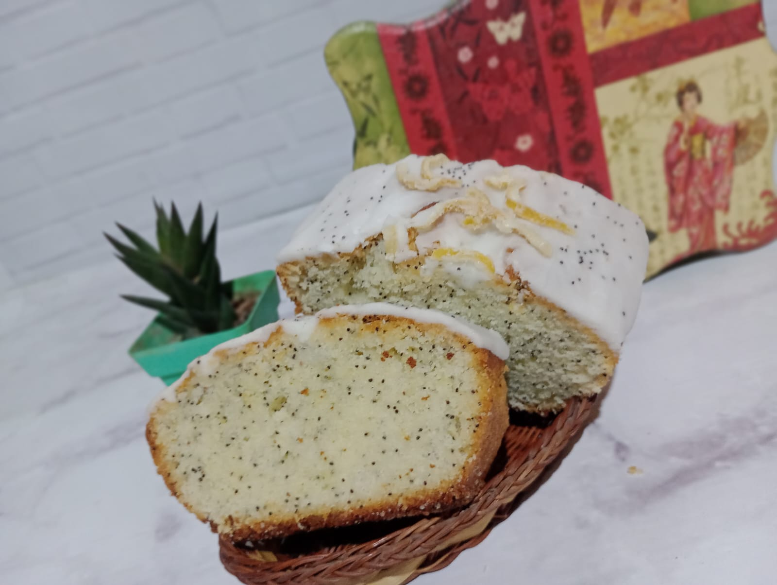 Budín de Limón con Amapolas