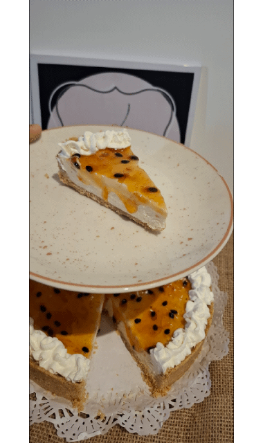 Cheesecake de Maracuyá sin horno