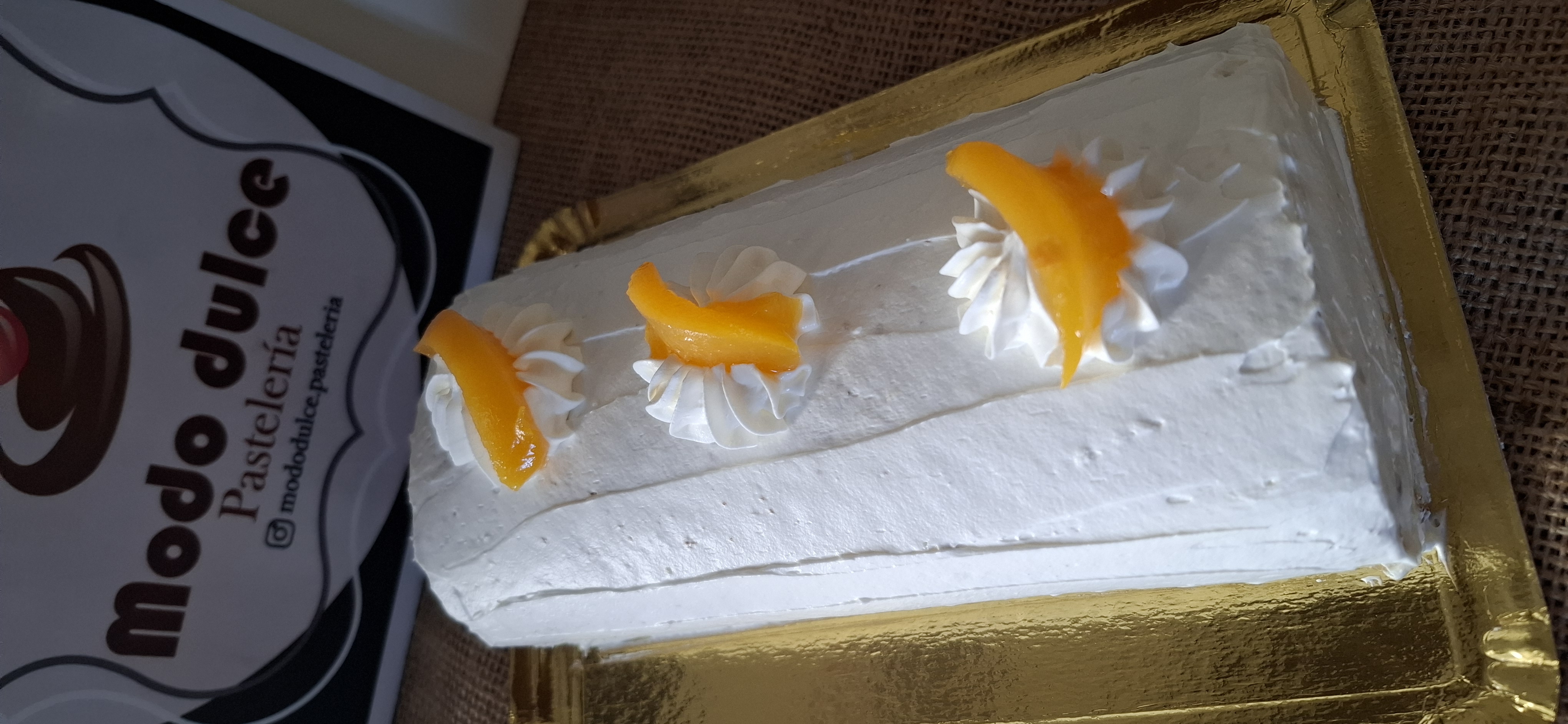 Pionono de vainilla